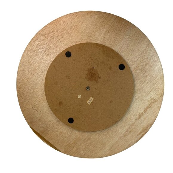 Round Mid-Century Modern Wooden Lazy Susan Serving Tray - Picture 5 of 8